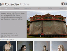 Tablet Screenshot of jeffcottendenarchive.com